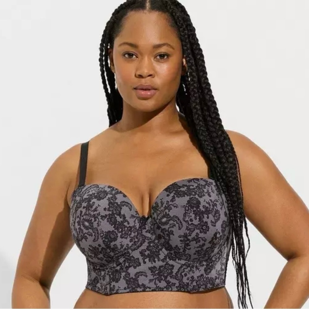 Torrid Tara Lace Purple Bra Size 48B - Picture 8 of 8